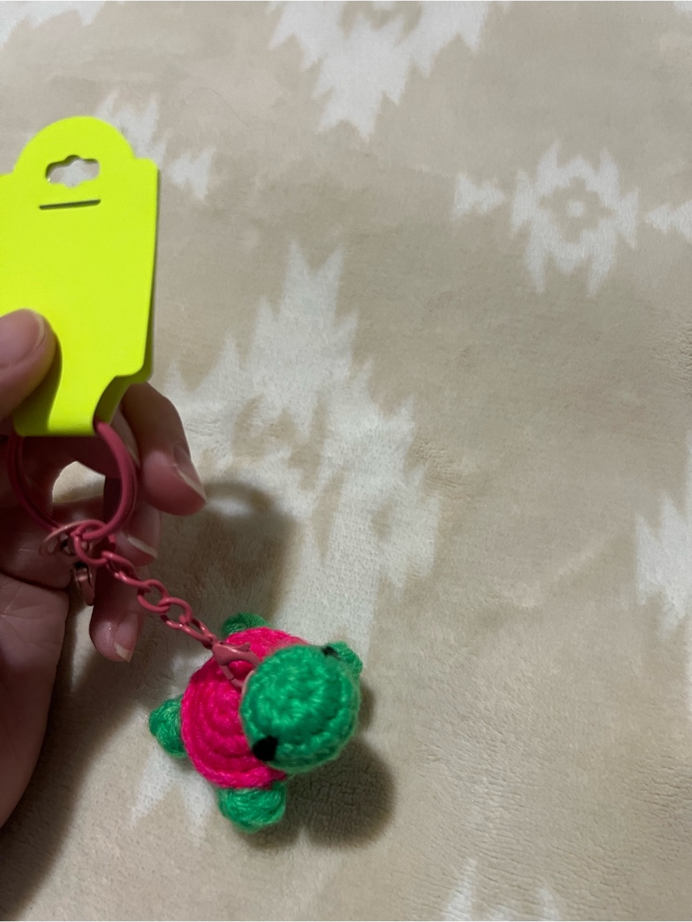 Crocheted Turtle Keychain 🐢 - Picture 5 of 7